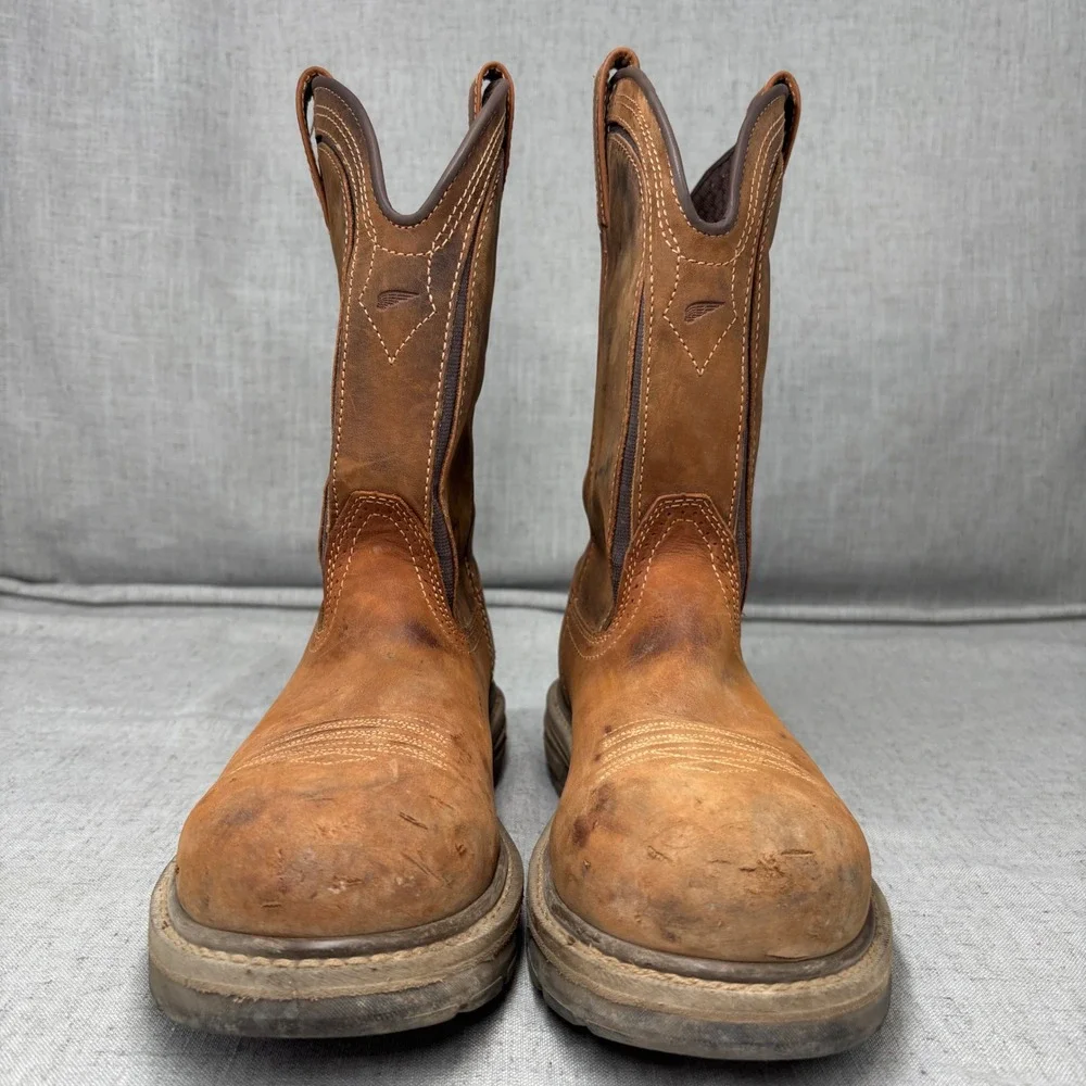 Red Wing Rio Flex 2276 Work Boot Brown Waterproof Steel Toe Mens 10 NARROW